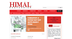 Desktop Screenshot of himalmag.com